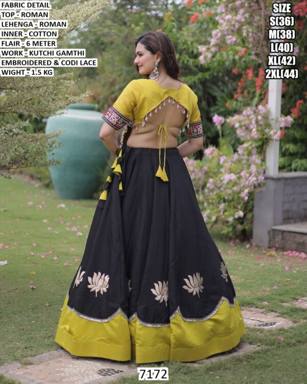 Kutchi Gamthi Embroidered Lehenga Set