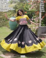 Kutchi Gamthi Embroidered Lehenga Set