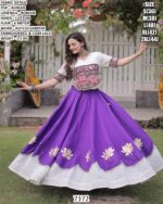 Kutchi Gamthi Embroidered Lehenga Set