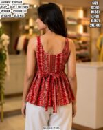 Soft Reyon Printed Top For Women