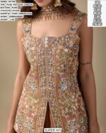 Embroidered Palazzo Suit Set With Dupatta