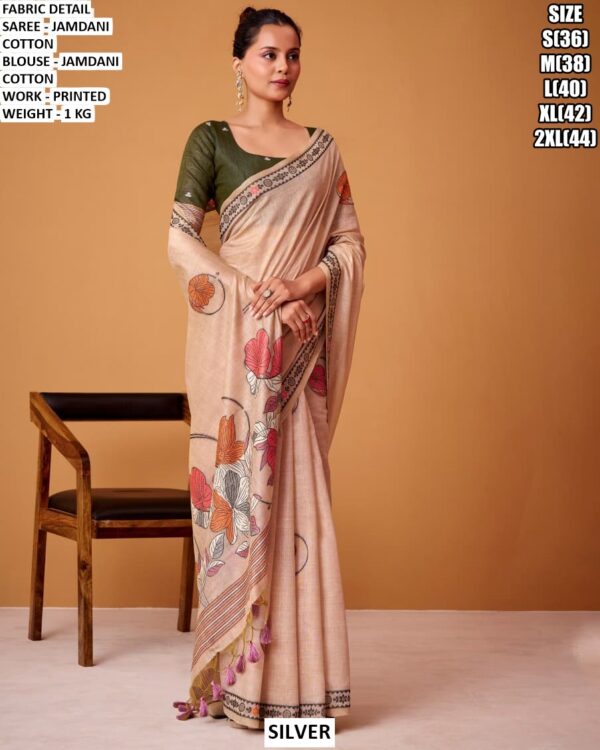 Elegant Cotton Saree For Office And Function Wear