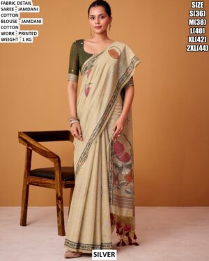 Elegant Cotton Saree For Office And Function Wear