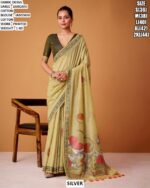 Elegant Cotton Saree For Office And Function Wear
