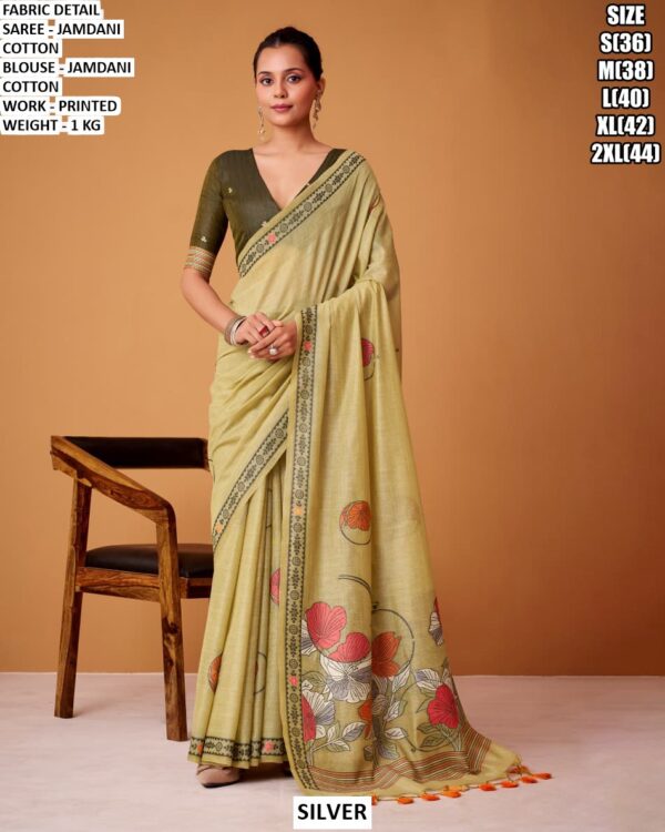 Elegant Cotton Saree For Office And Function Wear