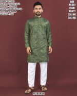 Men’s Viscose Silk Kurta Pyjama Set