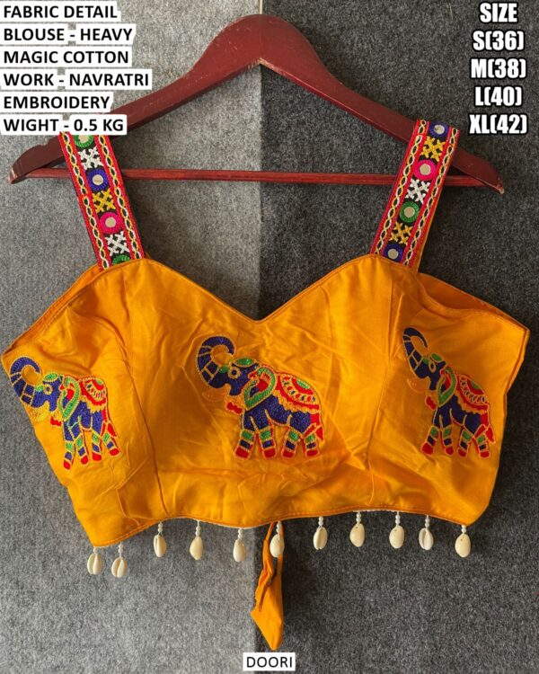 Garba Special Embroidered Blouse For Women