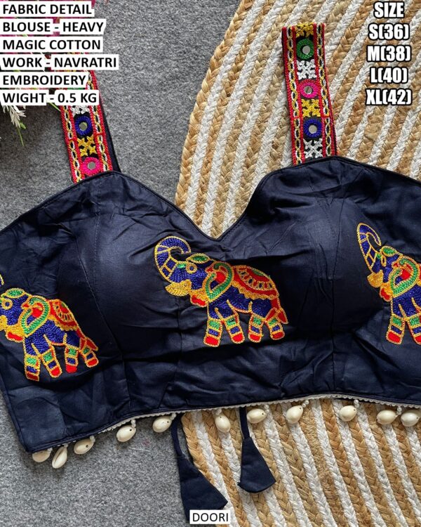 Garba Special Embroidered Blouse For Women