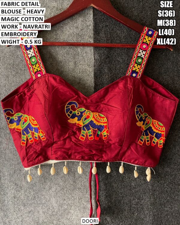 Garba Special Embroidered Blouse For Women