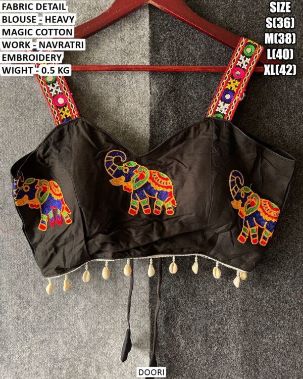 Garba Special Embroidered Blouse For Women
