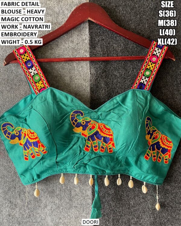 Garba Special Embroidered Blouse For Women