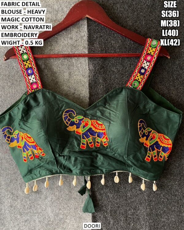 Garba Special Embroidered Blouse For Women