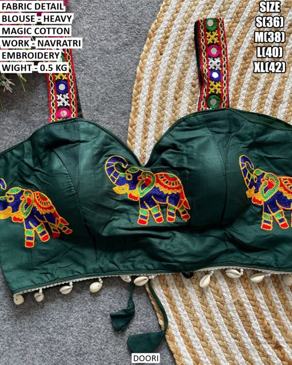 Garba Special Embroidered Blouse For Women