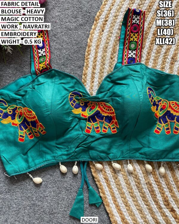 Garba Special Embroidered Blouse For Women