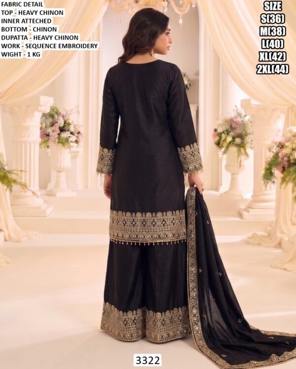 Designer Kurta Plazzo Dupatta Set For Women
