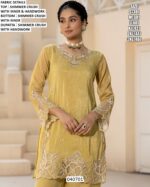Shimmer Crush Suit Set For Women
