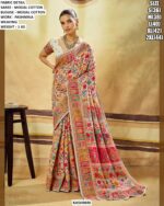 Modal Cotton Saree With Pashmina Weaving