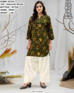 Daily Wear Rayon Salwar Set For Women