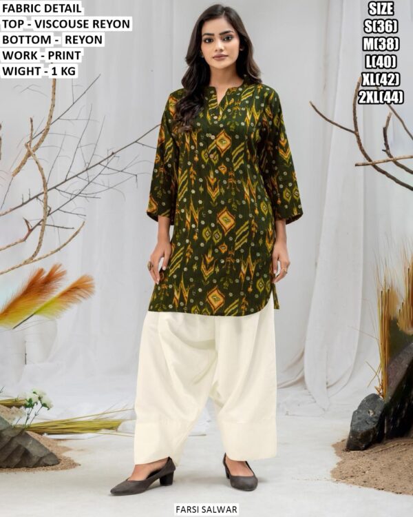 Daily Wear Rayon Salwar Set For Women