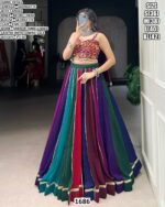 Navratri Special Mirror Work Lehenga Choli