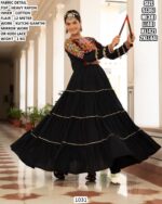 Festive Kora Cotton Dress With Mirror Work