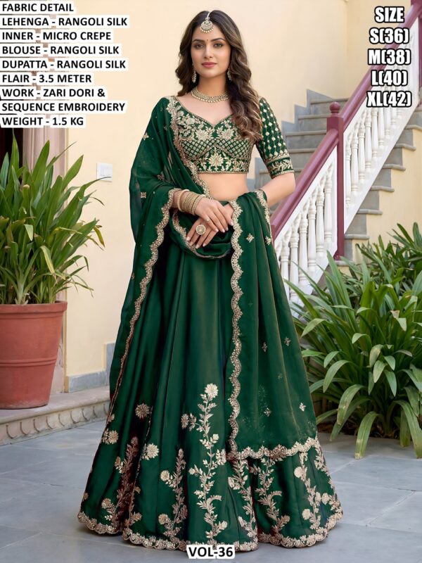 Rangoli Silk Lehenga Choli For Women