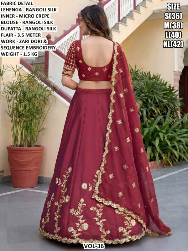 Rangoli Silk Lehenga Choli For Women