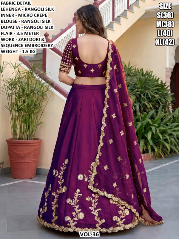 Rangoli Silk Lehenga Choli For Women