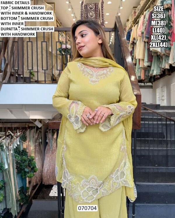 Traditional Shimmer Crush Outfit For Women