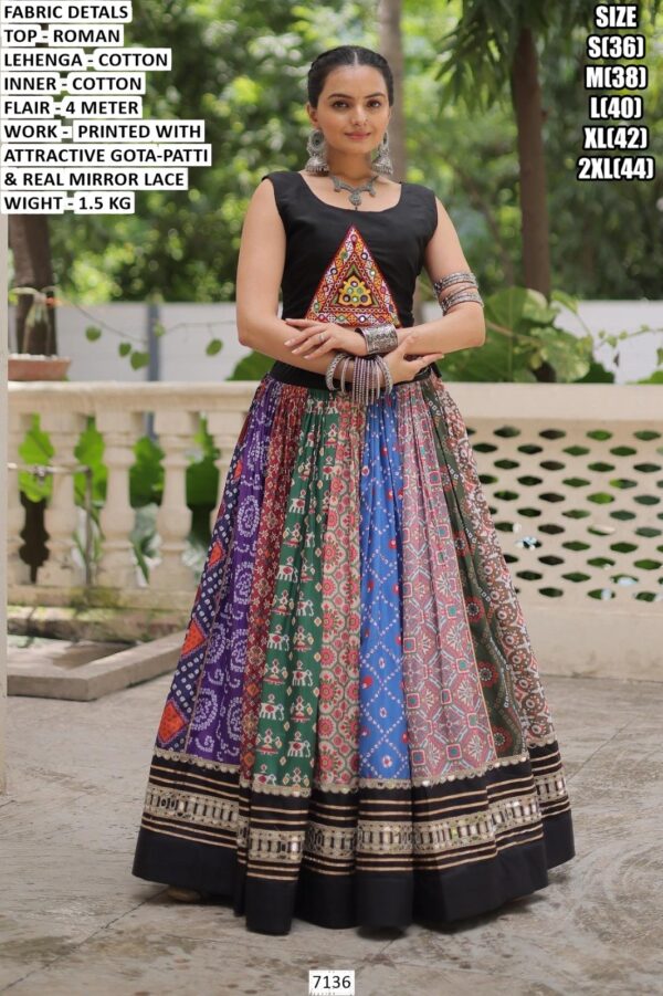 Garba Wear Lehenga Choli For Women