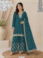 Premium Ethnic Suit Set With Sequence Work