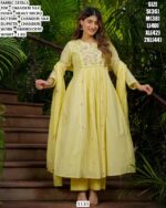 Party Wear Embroidered Suit Set For Women