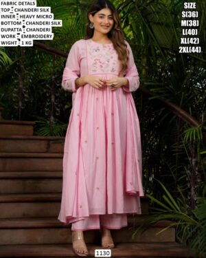 Party Wear Embroidered Suit Set For Women