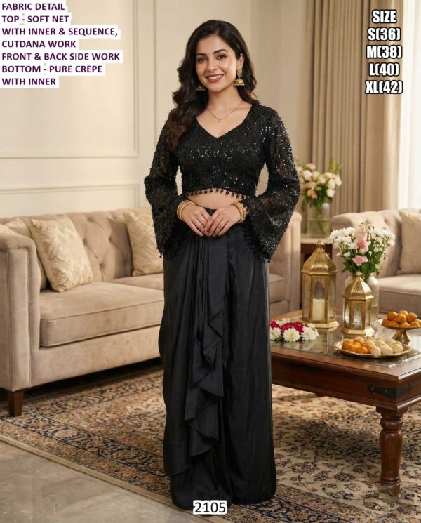 Women’s Sequence Work Black Outfit