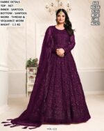 Traditional Gown With Sequence Work