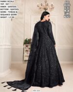 Traditional Gown With Sequence Work