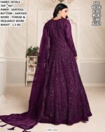 Traditional Gown With Sequence Work