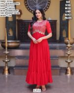 Premium Gown With Sequence Work