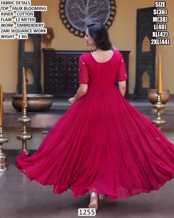 Premium Gown With Sequence Work