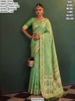 Party Wear Tissue Silk Saree For Women