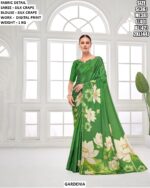 Digital Print Party Wear Saree For Women