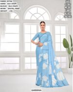 Digital Print Party Wear Saree For Women