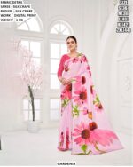 Digital Print Party Wear Saree For Women