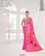 Digital Print Party Wear Saree For Women