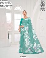 Digital Print Party Wear Saree For Women