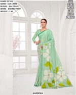Digital Print Party Wear Saree For Women