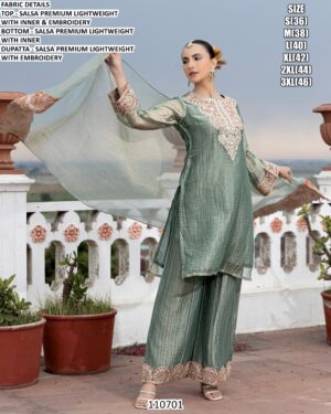 Designer Ethnic Suit Set For Festive Wear