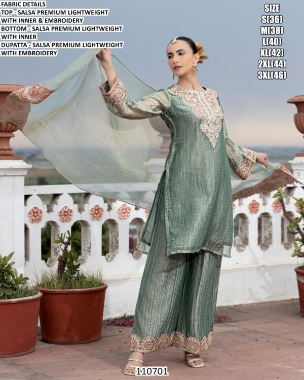 Designer Ethnic Suit Set For Festive Wear