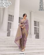 Women’s Kuraa Silk Saree With Weaving Work