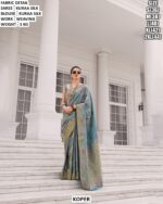 Women’s Kuraa Silk Saree With Weaving Work